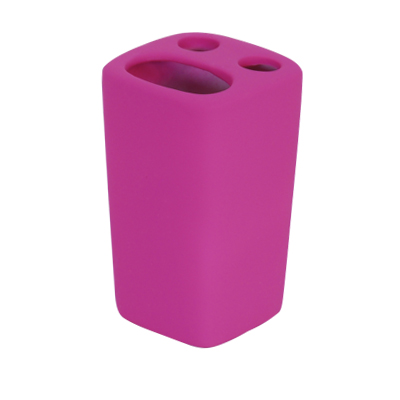 ARTTEC Kelímek na kartáčky a pastu - HAITI - keramika - raspberry