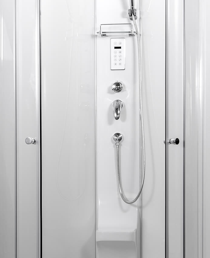 ARTTEC SIRIUS 120 x 90 cm - Parní sprchový box model 8 čiré sklo levá vanička (PAN04648)