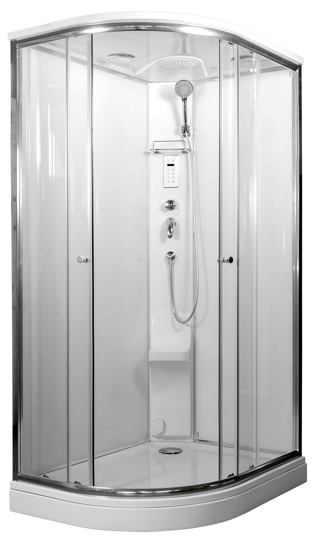 ARTTEC SIRIUS 120 x 90 cm - Parní sprchový box model 8 čiré sklo pravá vanička (PAN04649)