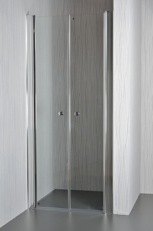 ARTTEC Dvoukřídlé sprchové dveře do niky SALOON 95 - 100 cm čiré sklo (PAN04686)