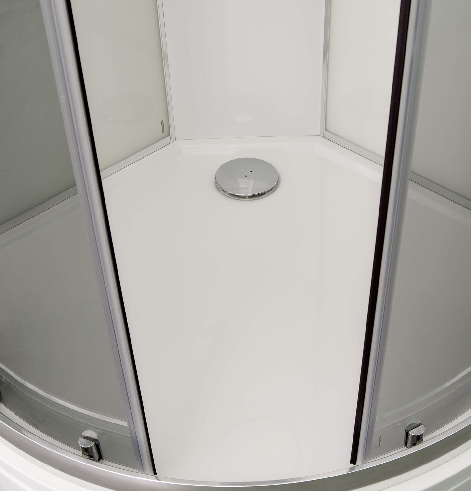 ARTTEC BRILIANT 90 x 90 cm -Termo sprchový box model 6 šedé sklo (PAN04700)