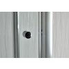 ARTTEC Jednokřídlé sprchové dveře do niky MOON C 11 čiré sklo 81 - 86 x 195 cm
