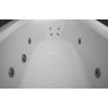 Hydro masážní vana RHEY 170 x 75 cm, zádové trysky, ARTTEC česká výroba