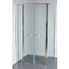 Sprchový kout COMFORT 127 132 x 80 x 195 cm, čiré sklo, dvoukřídlé sprchové dveře, otevírání ven i dovnitř ARTTEC s.r.o.