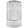 Parní sprchový box 90 x 90 x 210 cm CALYPSO model 8 čiré sklo