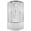 Parní sprchový box 90 x 90 x 210 cm CALYPSO model 8 grape sklo