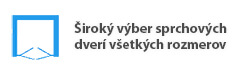 Široký výber sprchových dverí