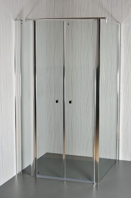 SALOON D26 - Sprchovací kút grape -121 - 126 x  76,5 - 78 x 195 cm
