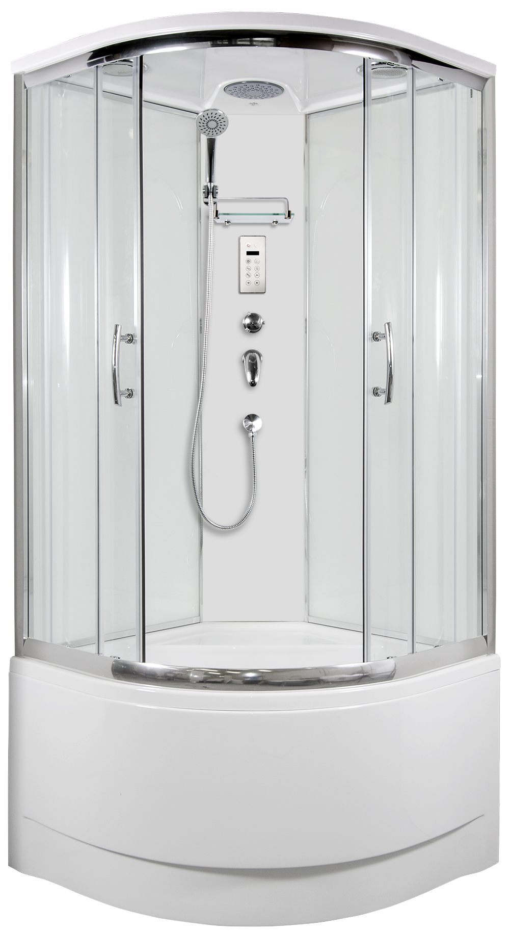 ARTTEC CALYPSO - parný sprchový box model 8 clear  + Vlastní výroba, Záruka 5 let + Zdarma stěrka Arttec