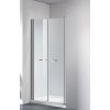 COMFORT 116 -121 cm clear- Sprchové dveře do niky, dvoukřídlé dveře