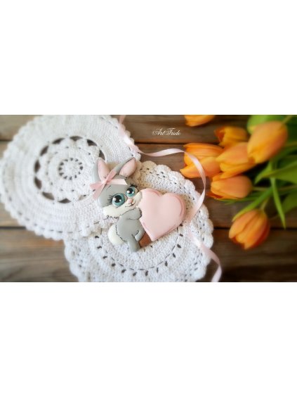 Zajíček se srdíčkem