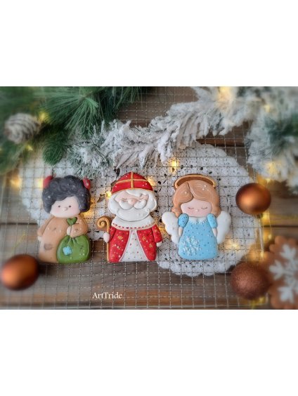 Set na Mikuláše čert, Mikuláš a anděl