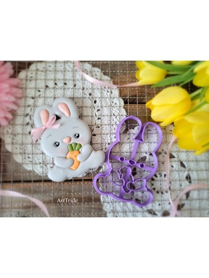 Vykrajovátko zajíček s mrkvičkou