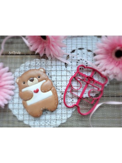 Vykrajovátko medvídek s dopisem