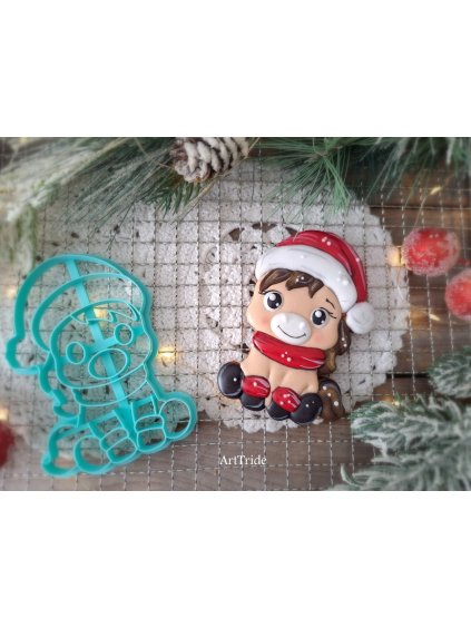 Vykrajovátk koník s čepicí