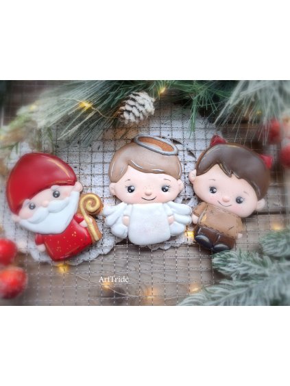 Vykrajovátka Mikuláš čert a adněl novinka 2025