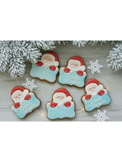 Santa cookie cutter | Vykrajovátko santa