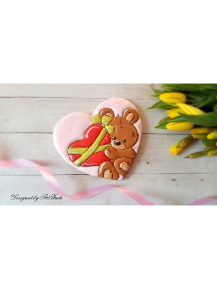 Medvídek v srdíčku
