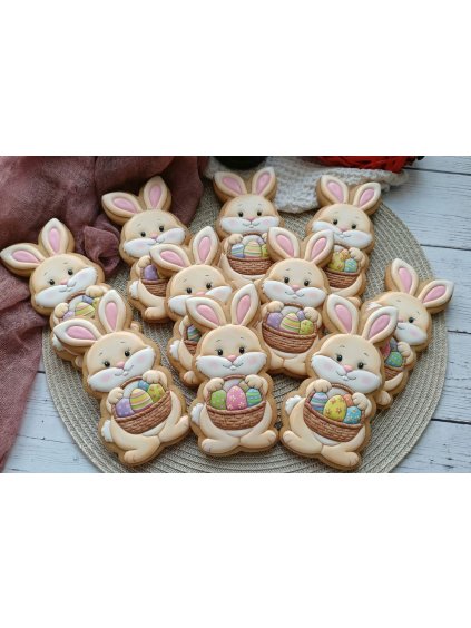 Vykrajovátko zajíček s košíkem