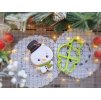 Vykrajovátka set sněhulák stromeček čepice
