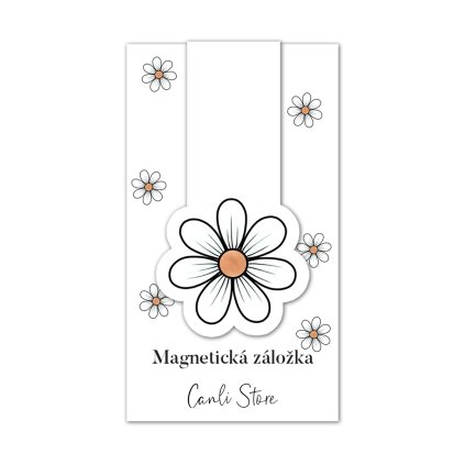 Magnetická záložka Kopretina 0