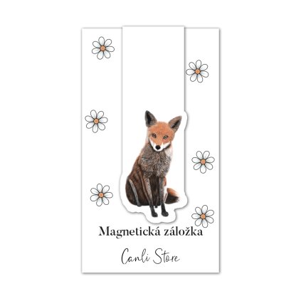 Magnetická záložka Liška 0