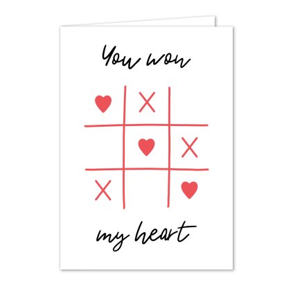 Přání You won my heart 1