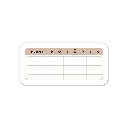 Habbit tracker (plány) 0
