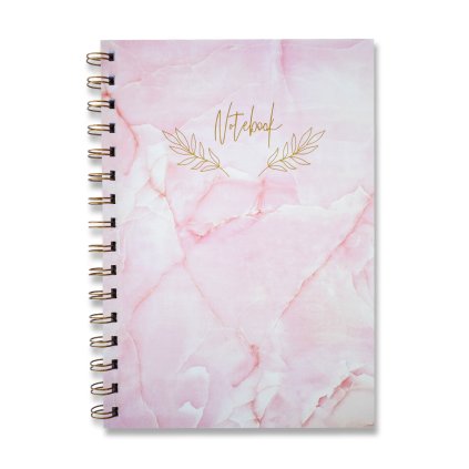 cover rose marble notebook 0