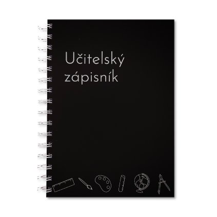 učitelský zápisník černý 0