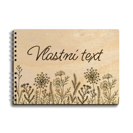 custom fotoalbum vlastní text