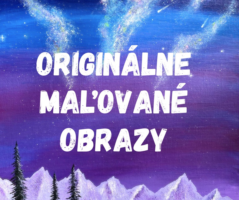 Originálne maľované obrazy na predaj