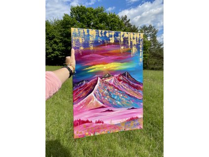 Hory moje - maľba 70x50cm