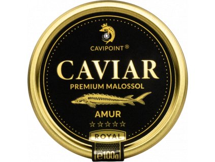amur royal premium sturgeon caviar 100g tin aruko 1