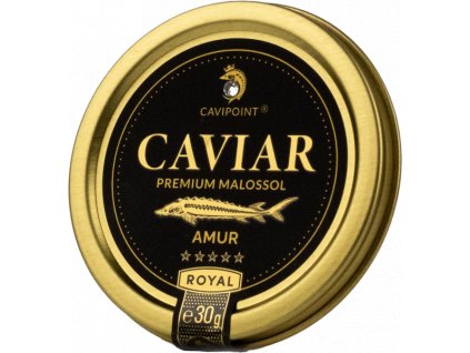amur royal premium sturgeon caviar 30g tin aruko 1