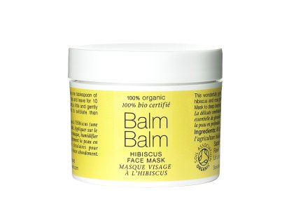 organická obličejová maska balm balm, přírodní vegan kosmetika