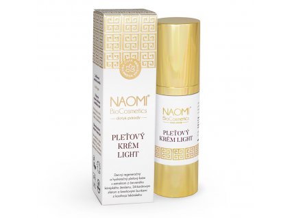 Bio veganský pleťový krem Naomi BioCosmetics, organická kosmetika