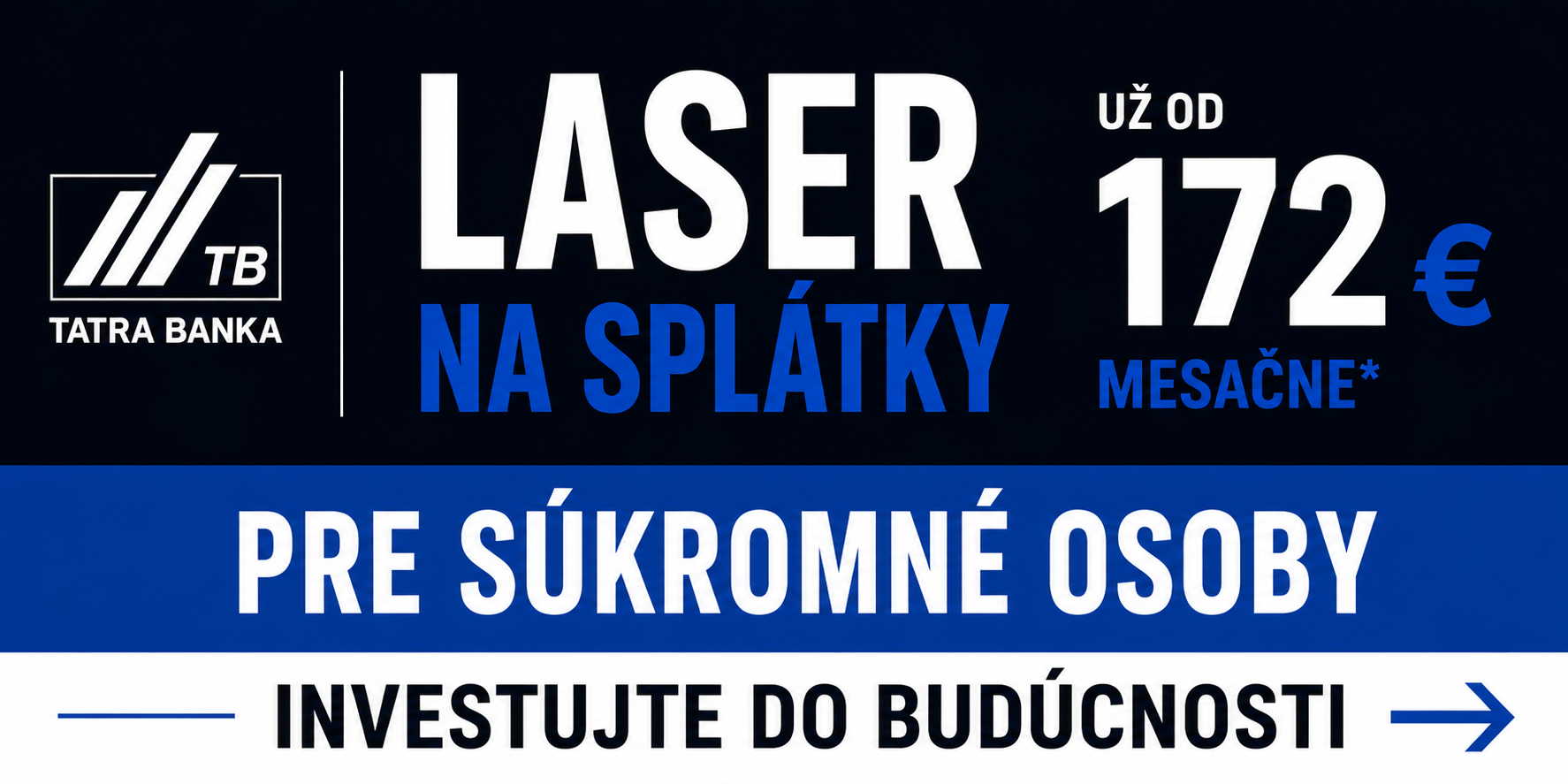 Laser na splátky pre súkromné osoby