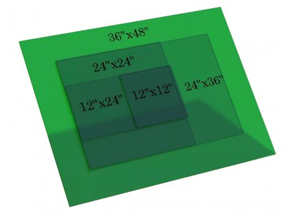 Laserové ochranné sklo Nd:YAG 300x300x5mm