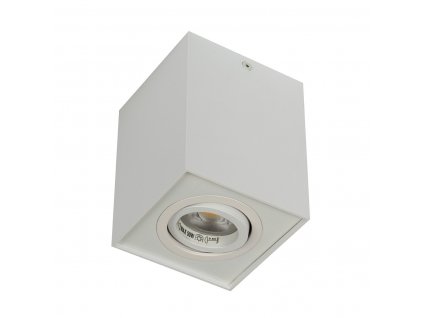 Bodové stropné svietidlo GU10 kváder 9,6 cm IP20 nastaviteľné
