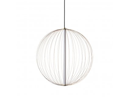 LED luster drôtený 10 W 2700K guľa Ø 50 cm
