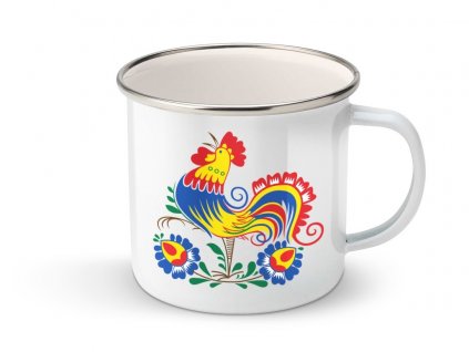 plecháček s potiskem kohout