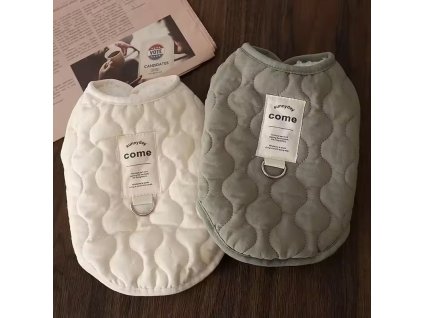 hrejiva plysova vesta pre psa a macku