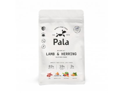 Asherschoice eu PALA Nordic Raw Food lamb and herring 1kg