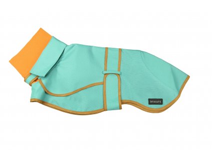 COLOMBO green classic Raincoat azure double cut