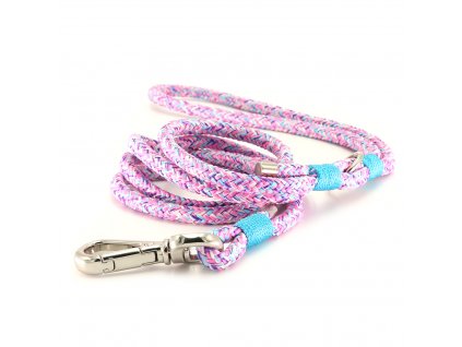 Vodítko BISCUIT Pink, Aquamarine Blue 6mm Basic