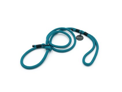 Teal Blue vodítko rýchle venčenie 8mm Asherschoice Biscuit