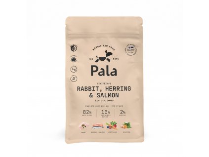 Asherschoice eu PALA Nordic Raw Food rabbit herring and salmon 1kg