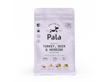Asherschoice eu PALA Nordic Raw Food turkey duck and herring 1kg