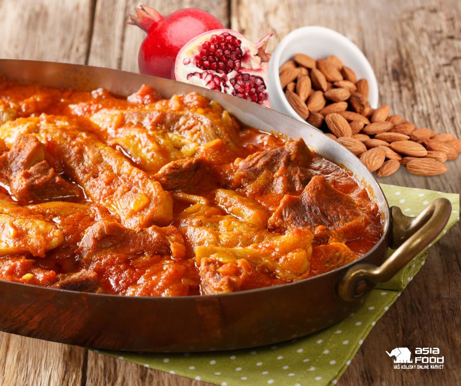 Khoresh Fesenjan s mandlemi